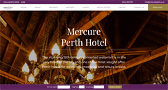 Desktop Screenshot of mercureperth.co.uk