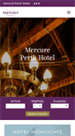 Mobile Screenshot of mercureperth.co.uk