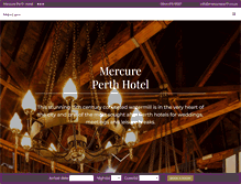 Tablet Screenshot of mercureperth.co.uk